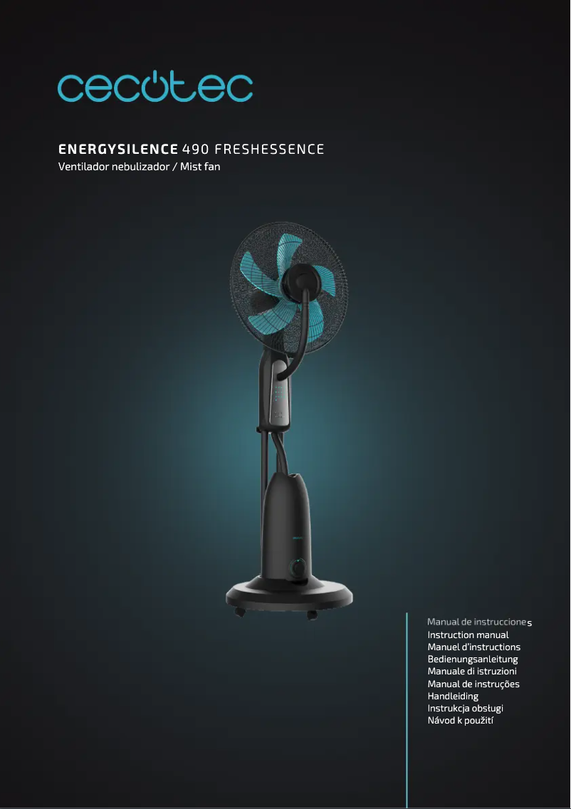 Page 1 de la notice Manuel utilisateur Cecotec EnergySilence 490 Freshessence