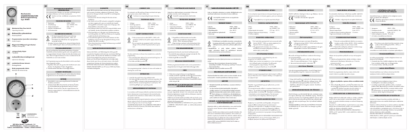 Page n°1 - Manuel utilisateur REV 25400