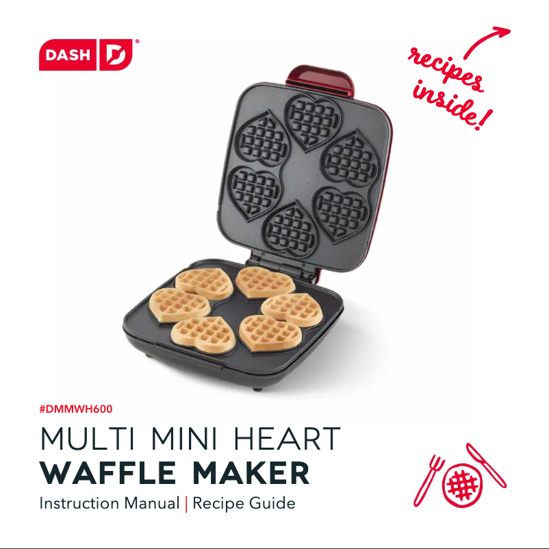Page 1 de la notice Manuel utilisateur Dash Multi Mini Heart DMMWH600GBRD04
