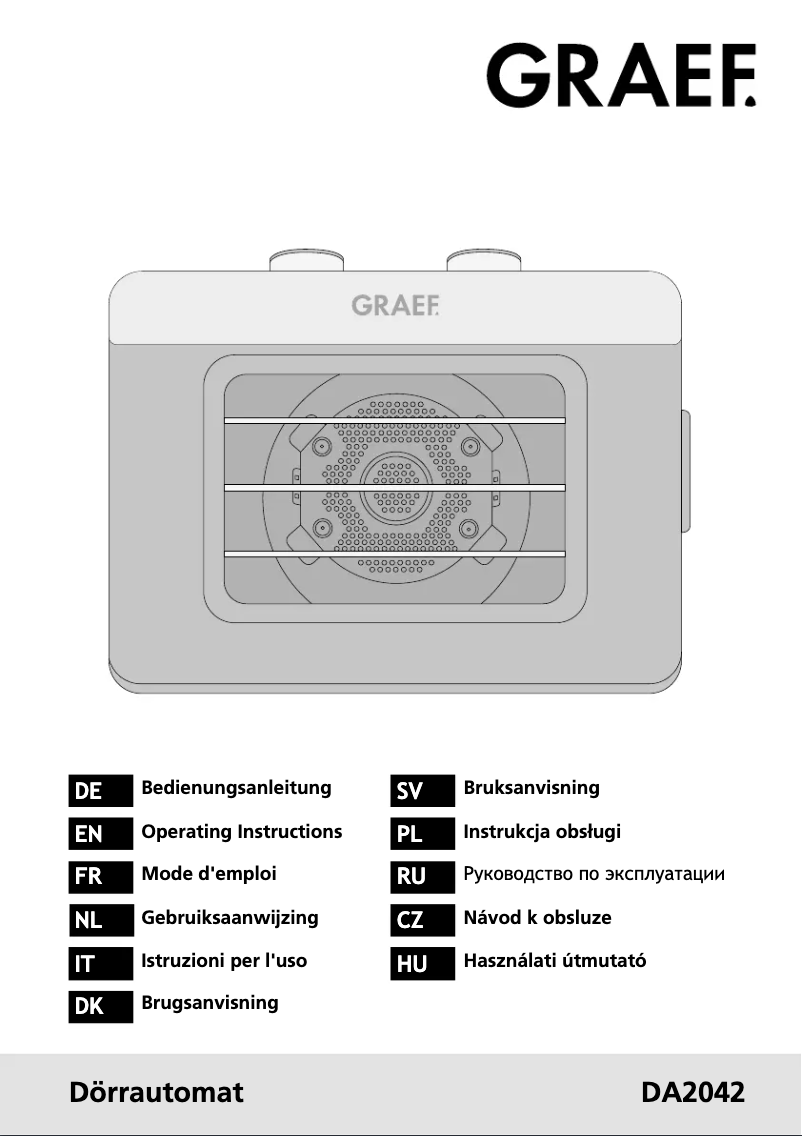 Image de la première page du manuel de l'appareil DA 2042