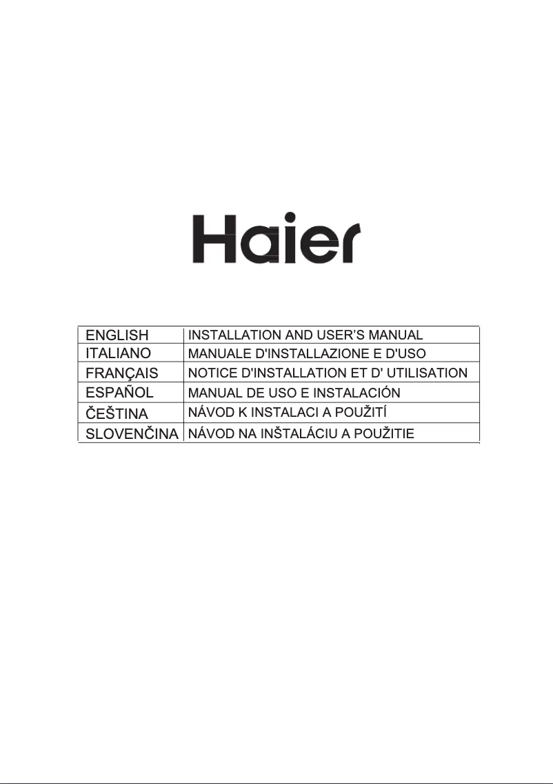Page 1 de la notice Mode d'emploi Haier HATS9DS2XWIFI