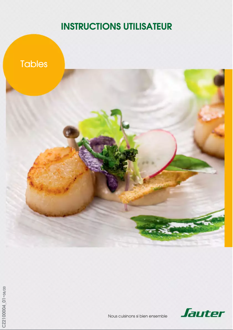 Page 1 of the manual User Manual Sauter SPI9649B