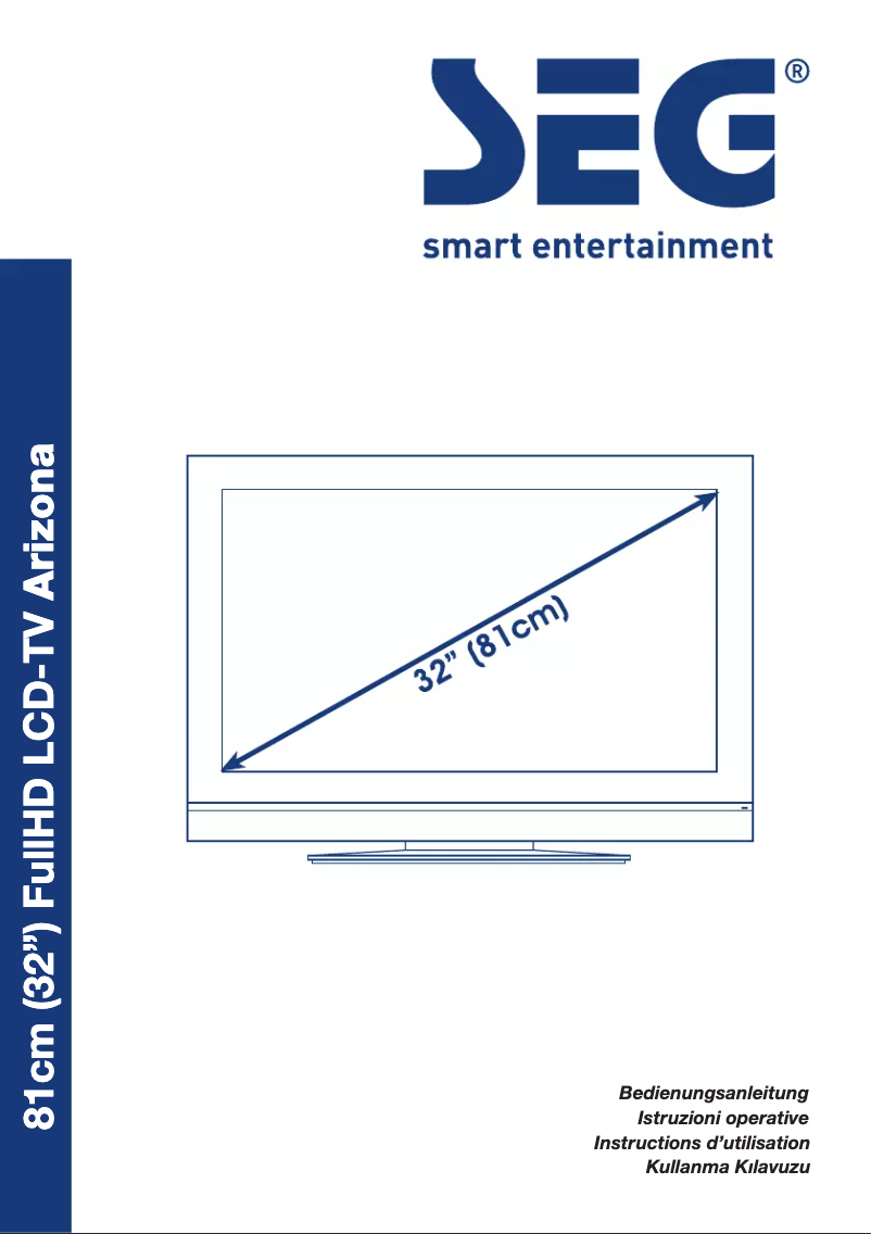 Image de la première page du manuel de l'appareil Arizona