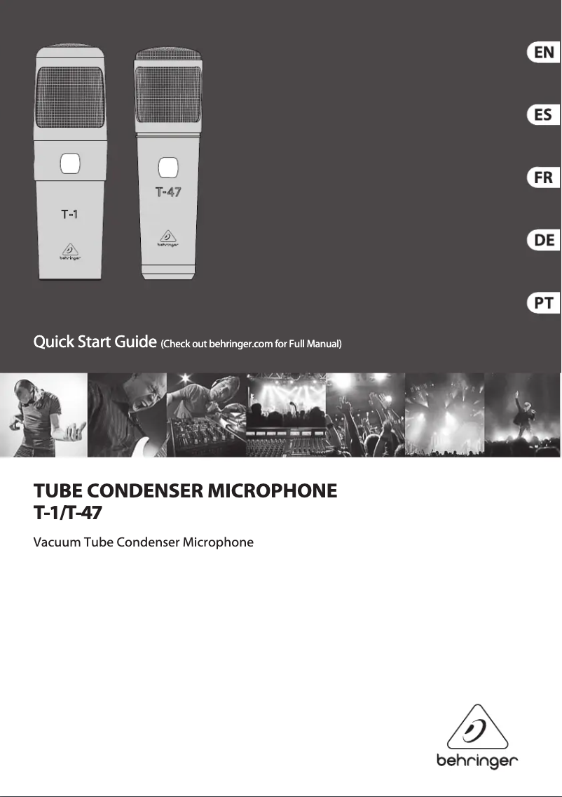Image de la première page du manuel de l'appareil T-47