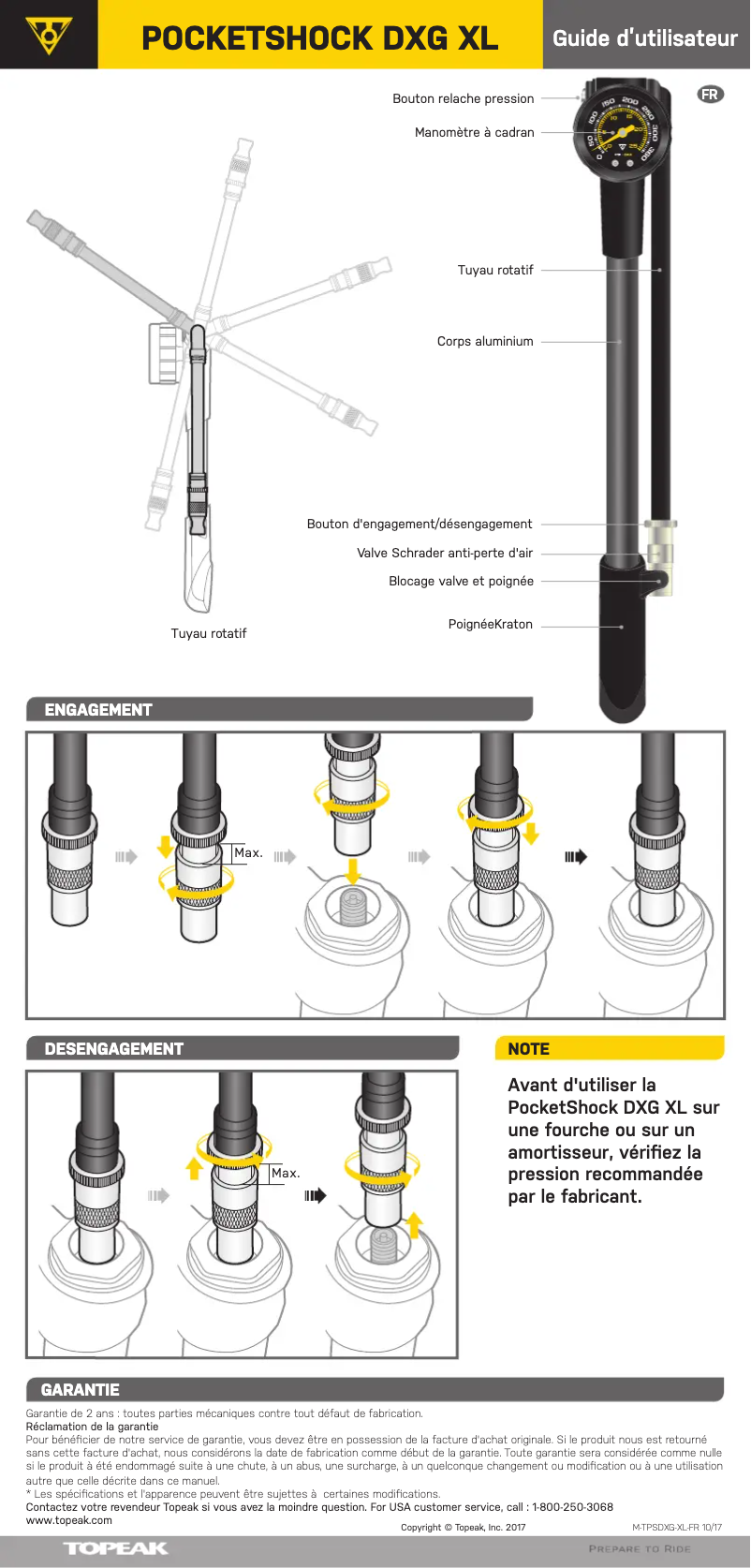 Image de la première page du manuel de l'appareil PocketShock DXG XL