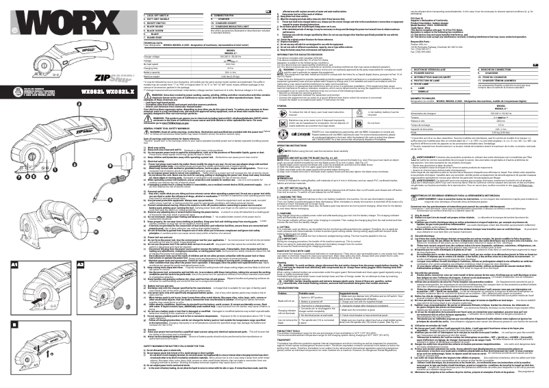 Image de la première page du manuel de l'appareil WX082L