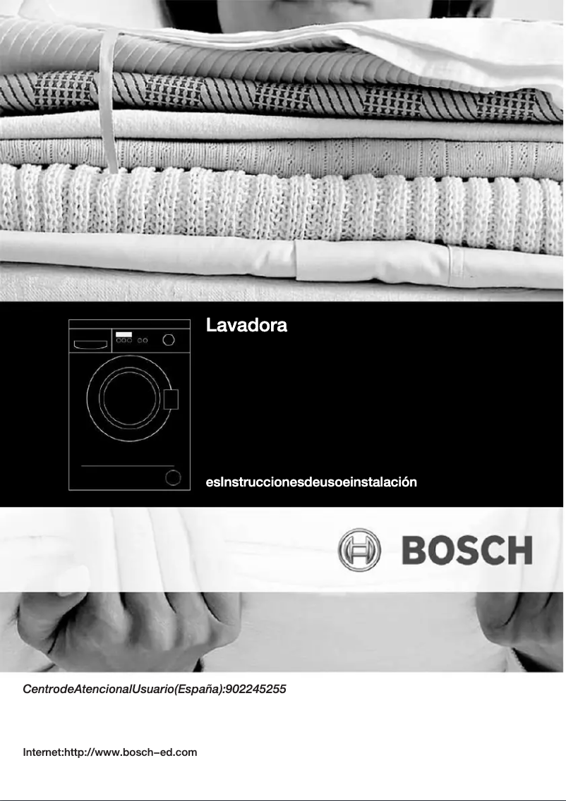 Page n°1 - Manuel utilisateur Bosch WAA 24260 EE