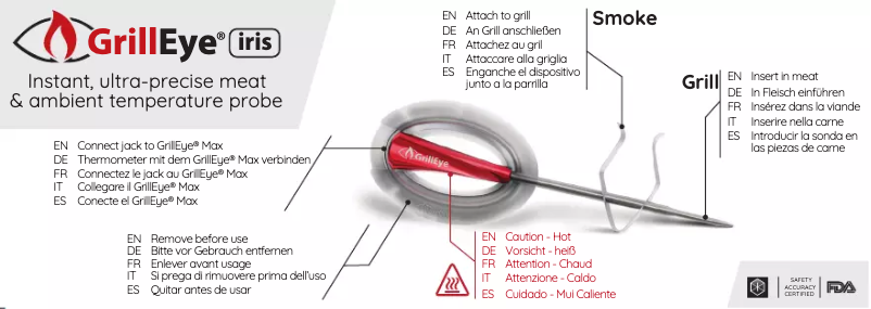 Page 1 de la notice Manuel utilisateur Grill Eye Iris