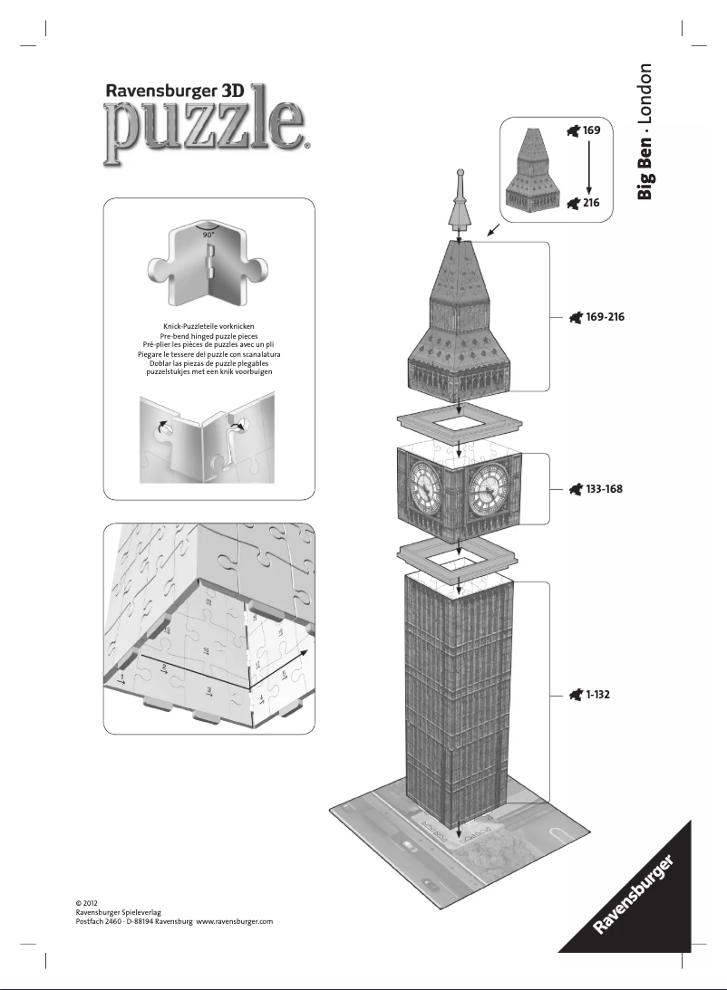 Image de la première page du manuel de l'appareil Big Ben London