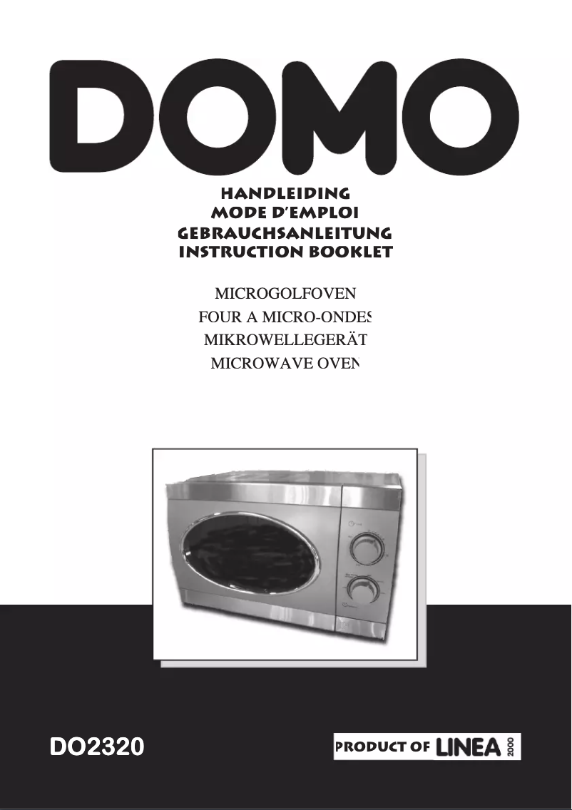 Page 1 de la notice Manuel utilisateur Domo DO2320