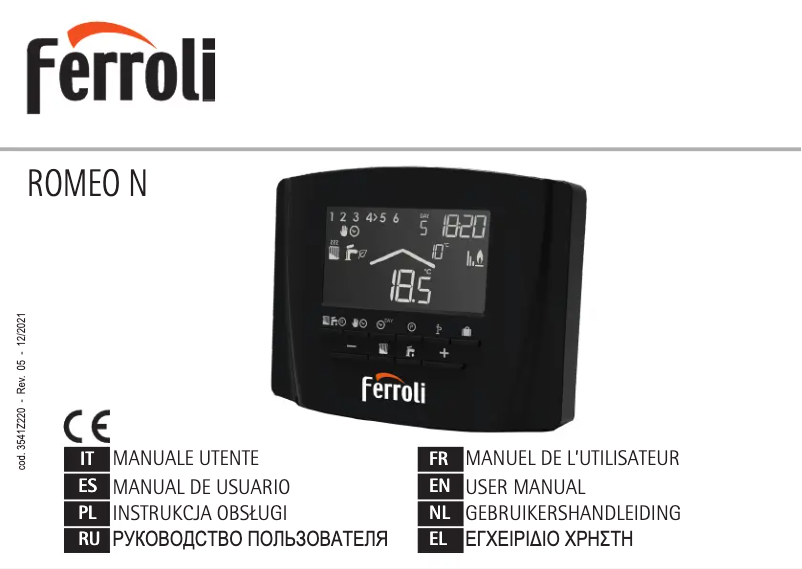 Image de la première page du manuel de l'appareil Romeo N