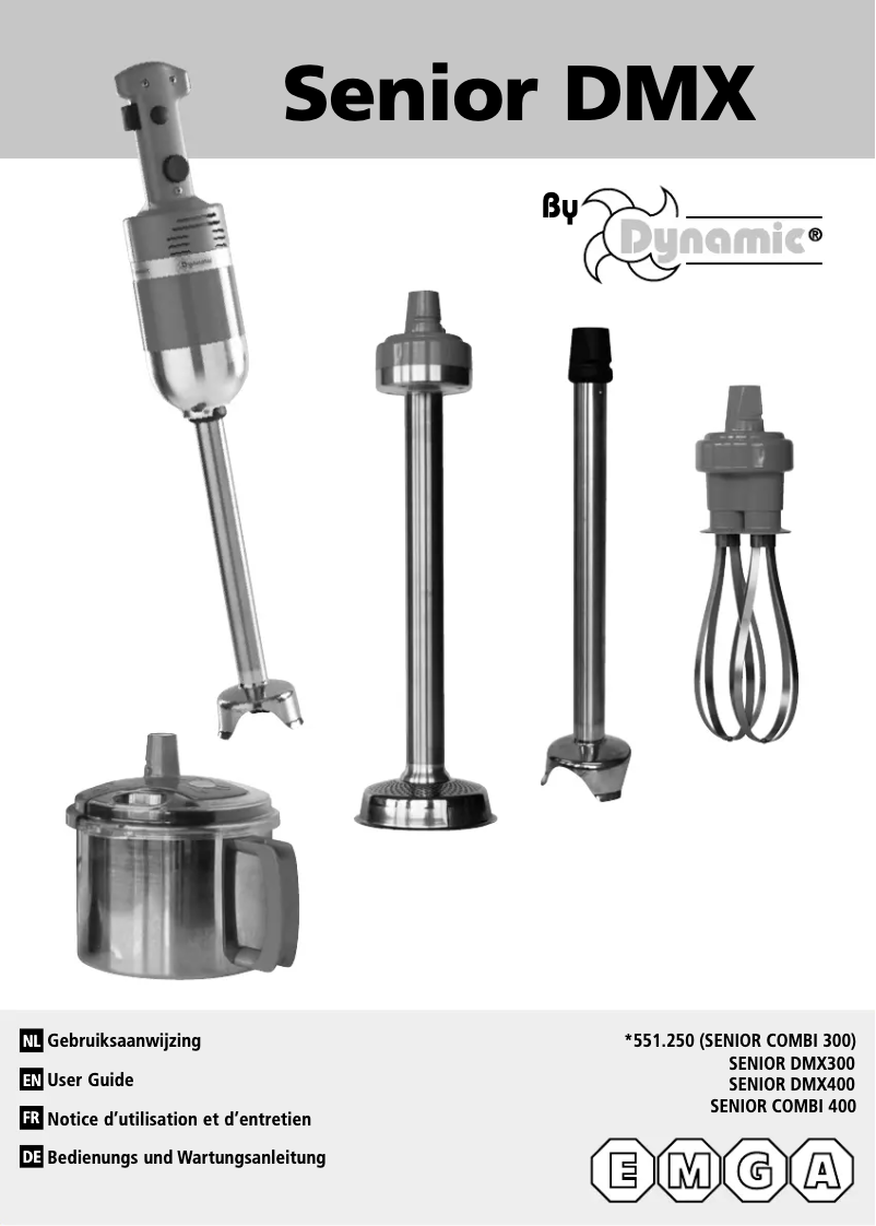 Página 1 del manual Manual de usuario Dynamic Senior 551250
