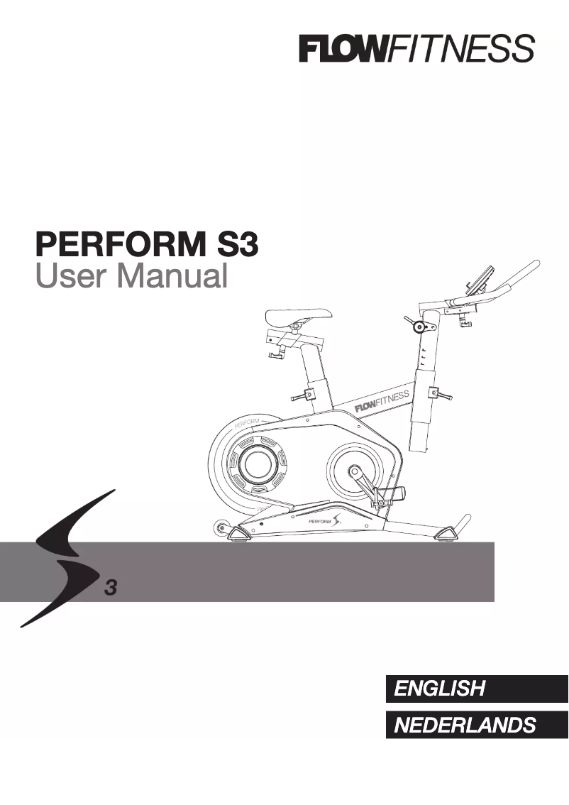 Página 1 del manual Manual de usuario Flow Fitness Perform S3