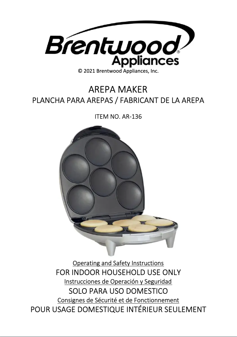 Image de la première page du manuel de l'appareil AR-136