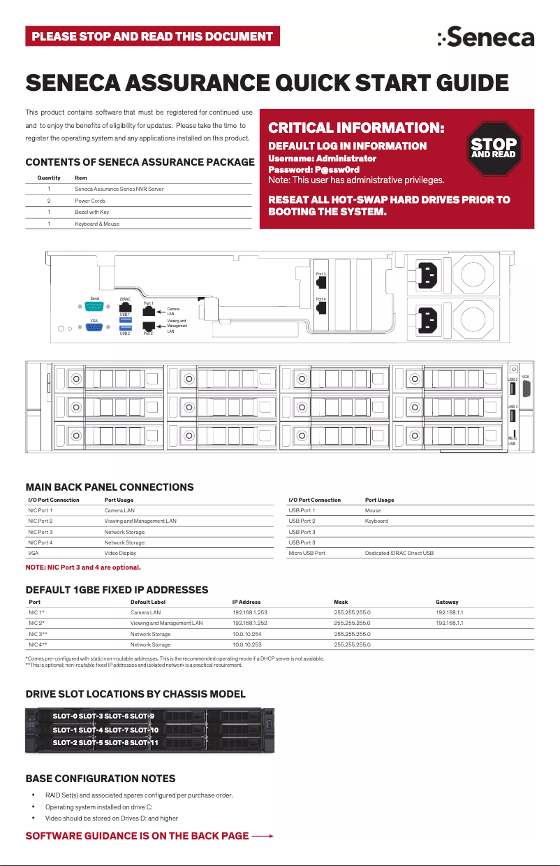 Page 1 de la notice Manuel utilisateur Seneca Assurance