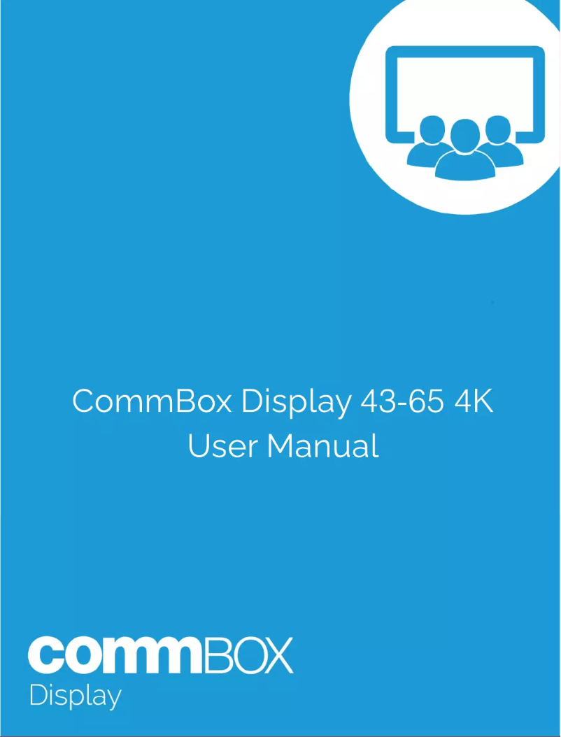 Page n°1 - Manuel utilisateur COMMBOX CBD65A8
