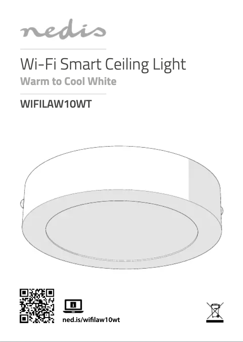 Page 1 de la notice Manuel utilisateur Nedis WIFILAW10WT