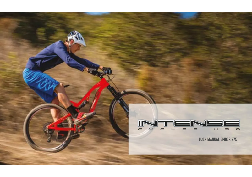 Page 1 de la notice Manuel utilisateur Intense Spider 275 (2016)