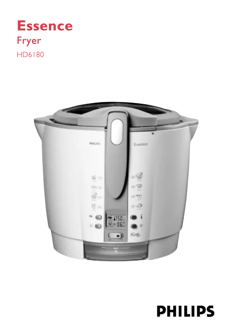 Page 1 de la notice Manuel utilisateur Philips HD6180