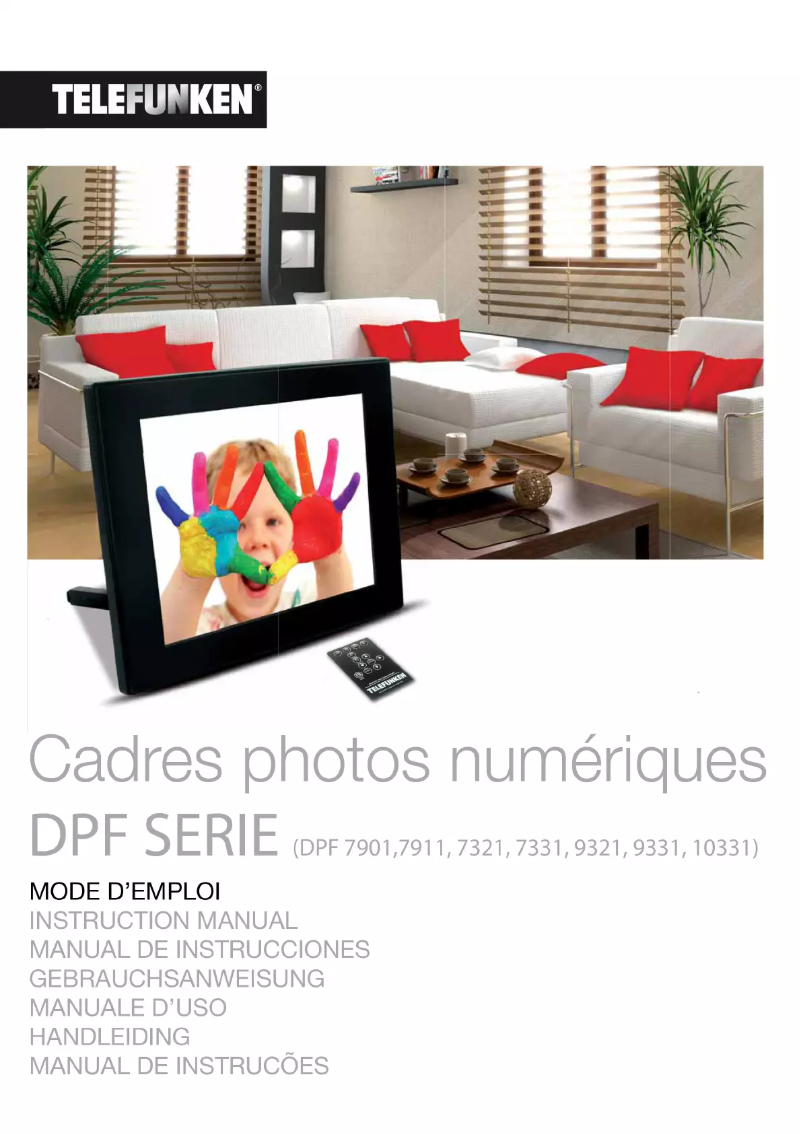 Page 1 de la notice Manuel utilisateur Telefunken DPF 7321