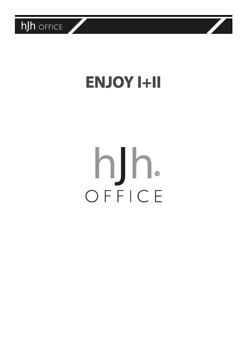 Page n°1 - Manuel utilisateur HJH Office ENJOY I