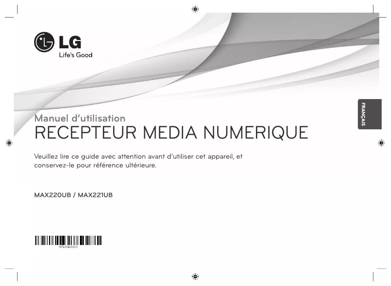 Página 1 del manual Manual de usuario LG MAX220UB