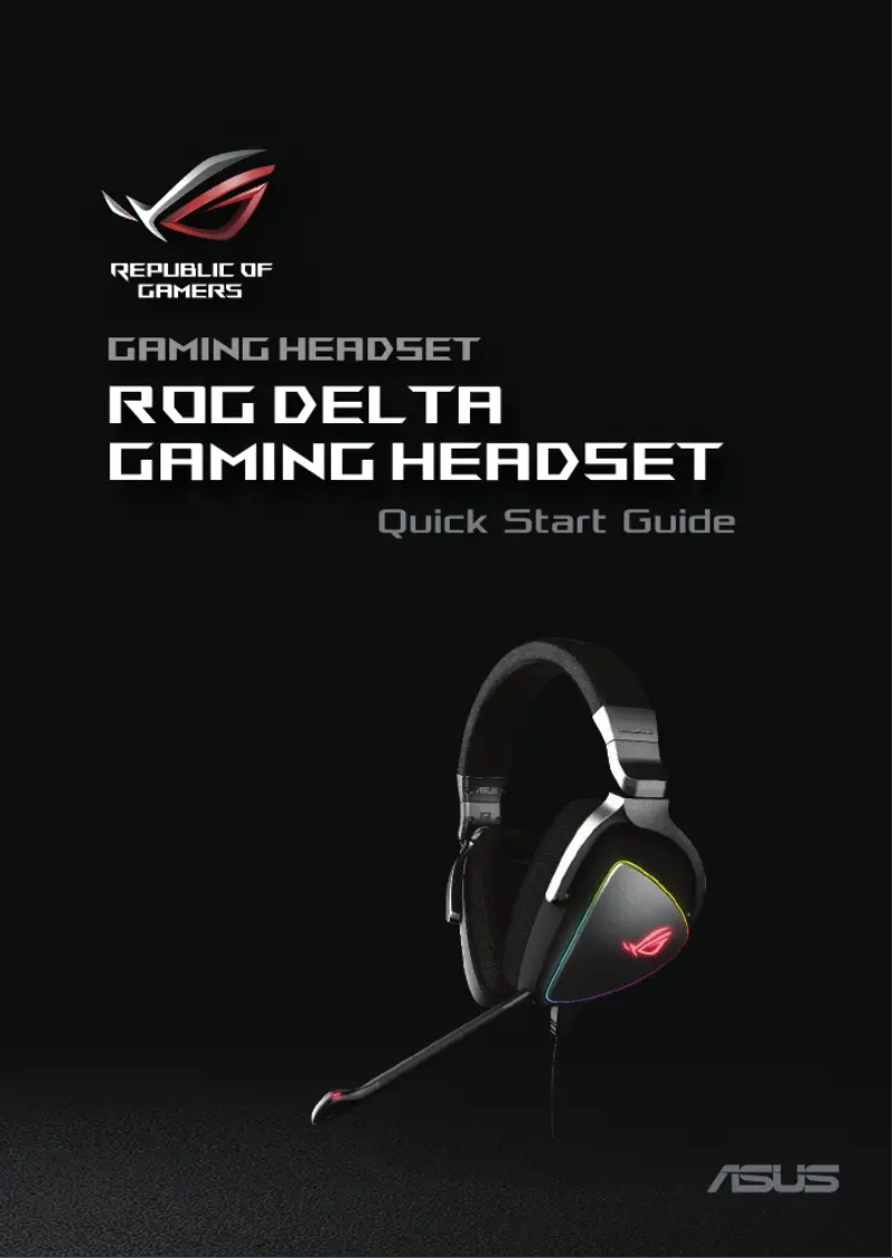 Page n°1 - Manuel utilisateur Asus ROG Delta S