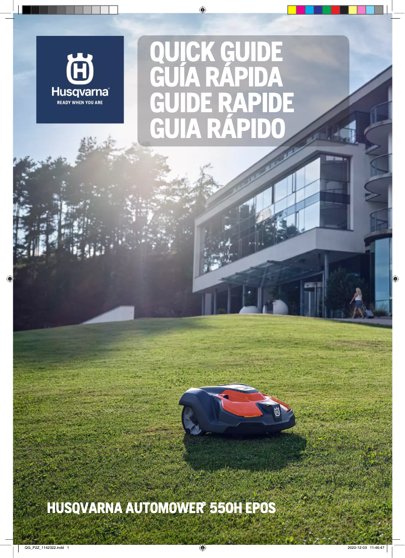 Image de la première page du manuel de l'appareil Automower 550H EPOS