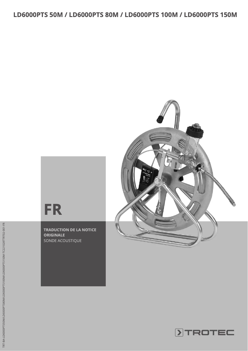 Page 1 de la notice Manuel utilisateur Trotec LD6000