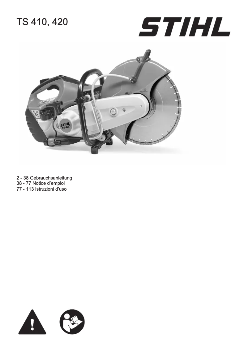 Image de la première page du manuel de l'appareil TS 420