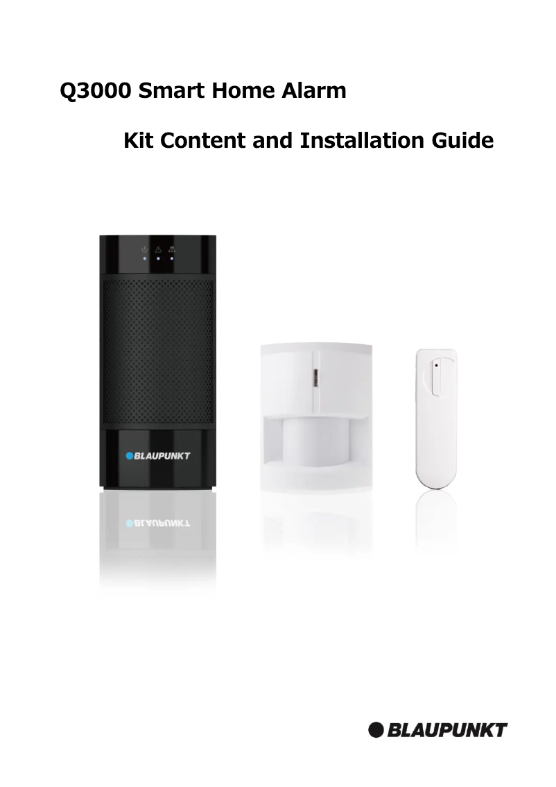 Page n°1 - Manuel utilisateur Blaupunkt Q3000