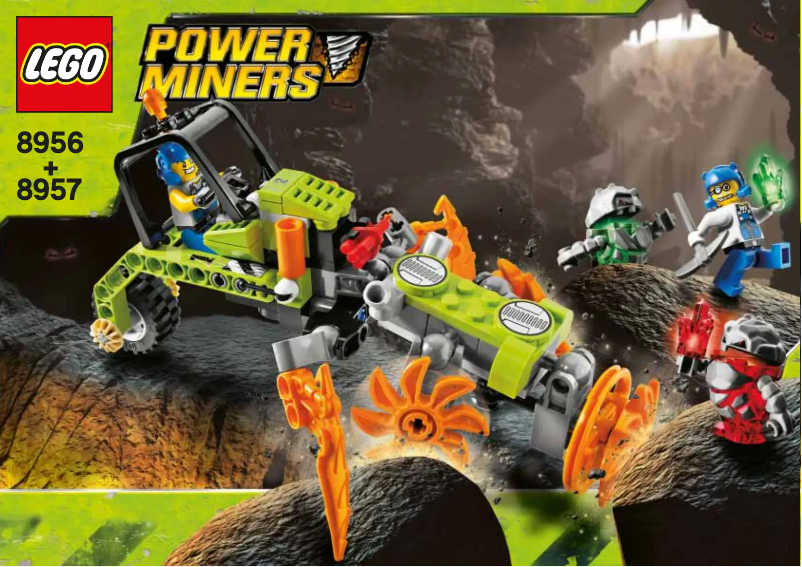 Page 1 de la notice Manuel utilisateur Lego Power Miners 8956