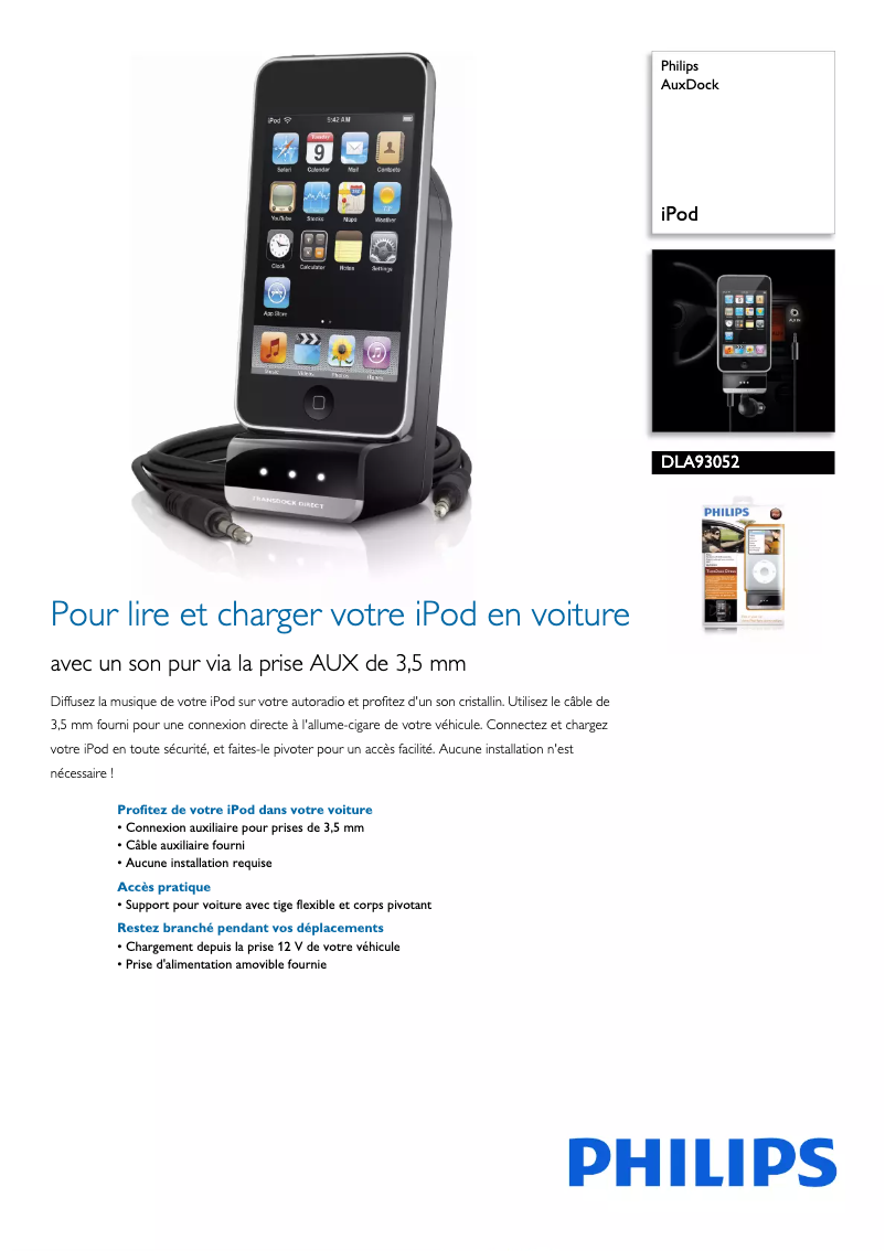 Image de la première page du manuel de l'appareil DLA93052