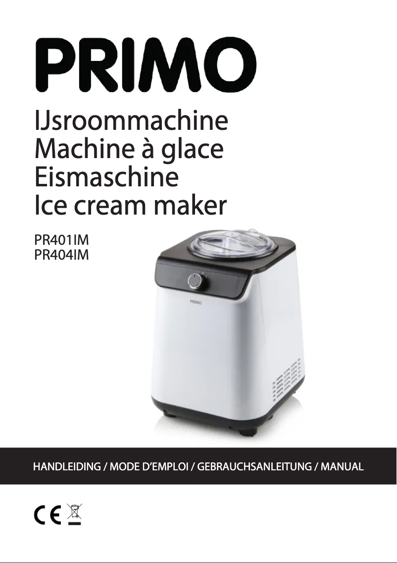 Page n°1 - Manuel utilisateur Primo PR401IM