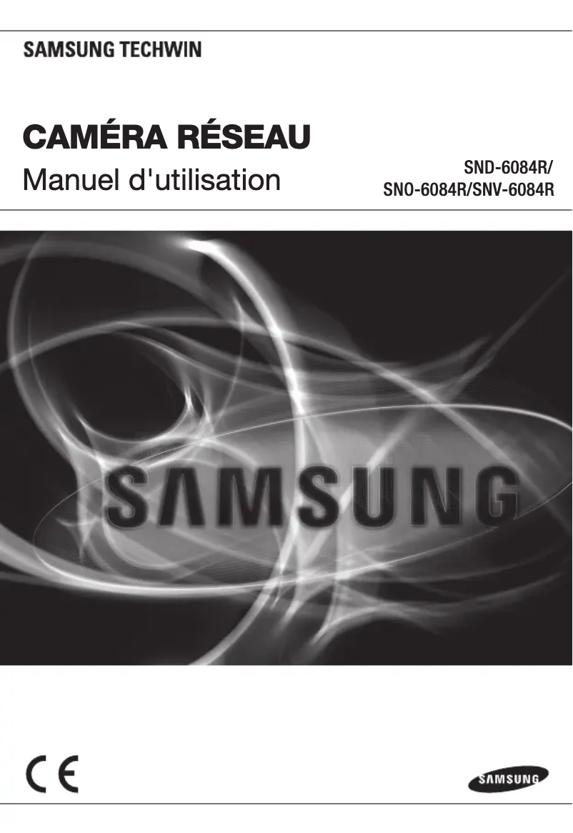 Page 1 de la notice Manuel utilisateur Samsung SNO-6084RP