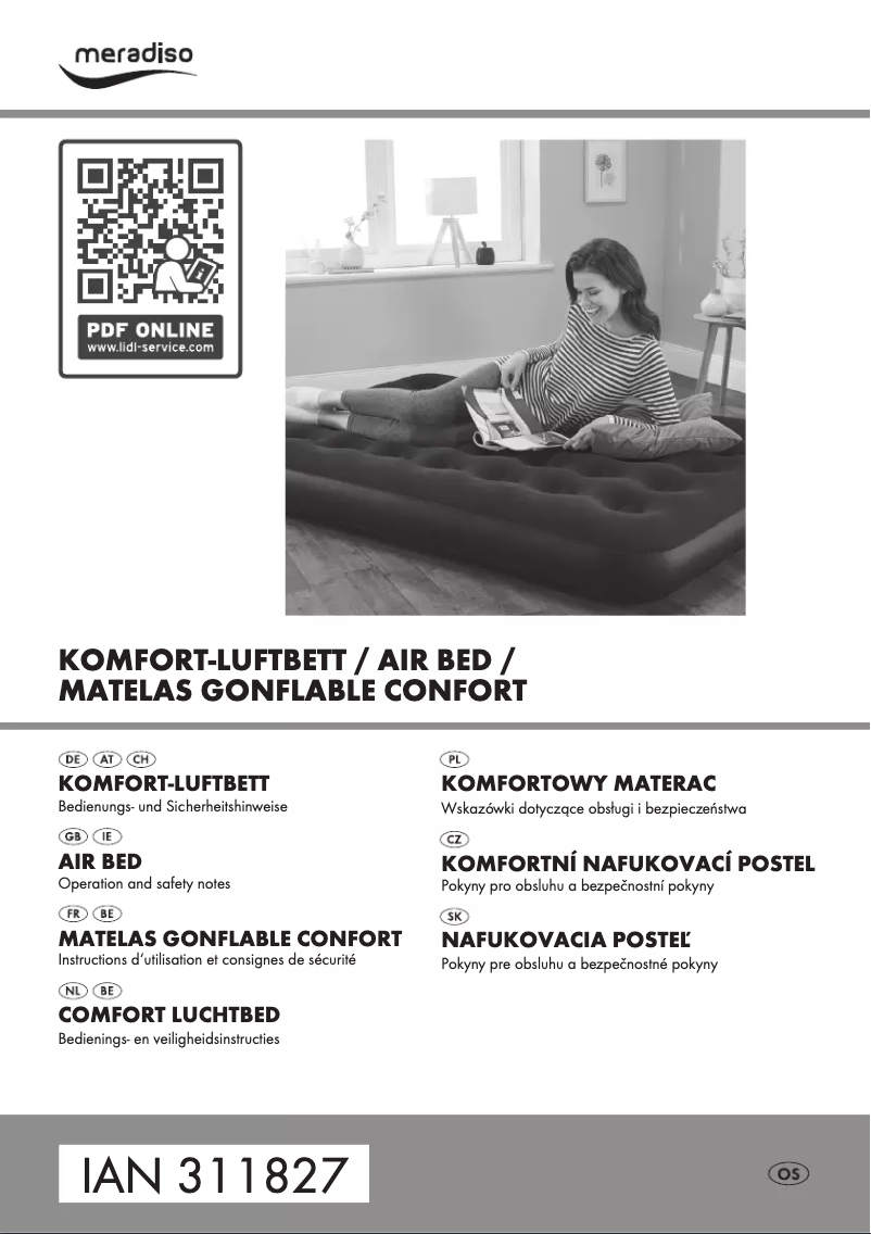 Page n°1 - Manuel utilisateur Meradiso IAN 311827