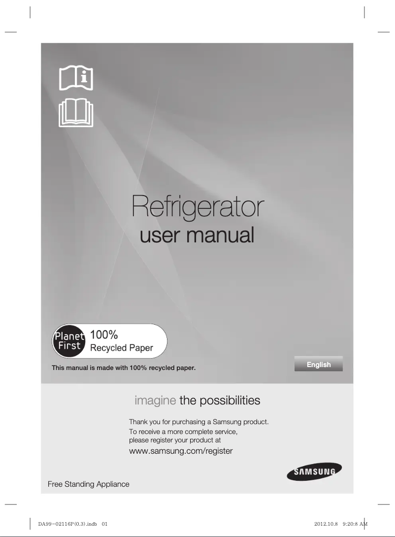 Image de la première page du manuel de l'appareil RL-52 VPBVB