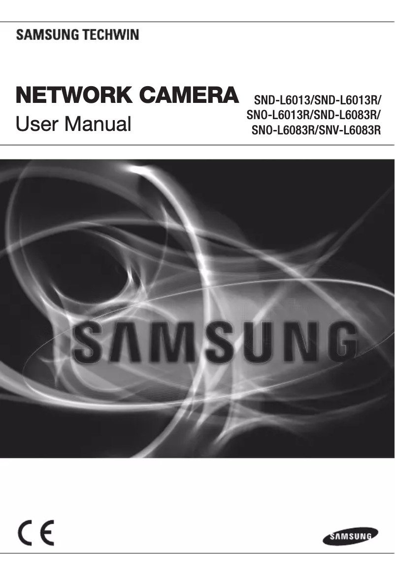 Page n°1 - Manuel utilisateur Wisenet SNV-L6083R