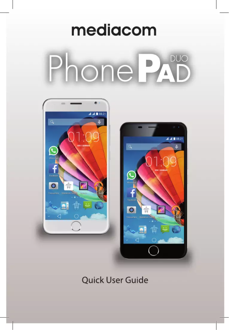 Page n°1 - Manuel utilisateur Mediacom PhonePad X532 Ultra