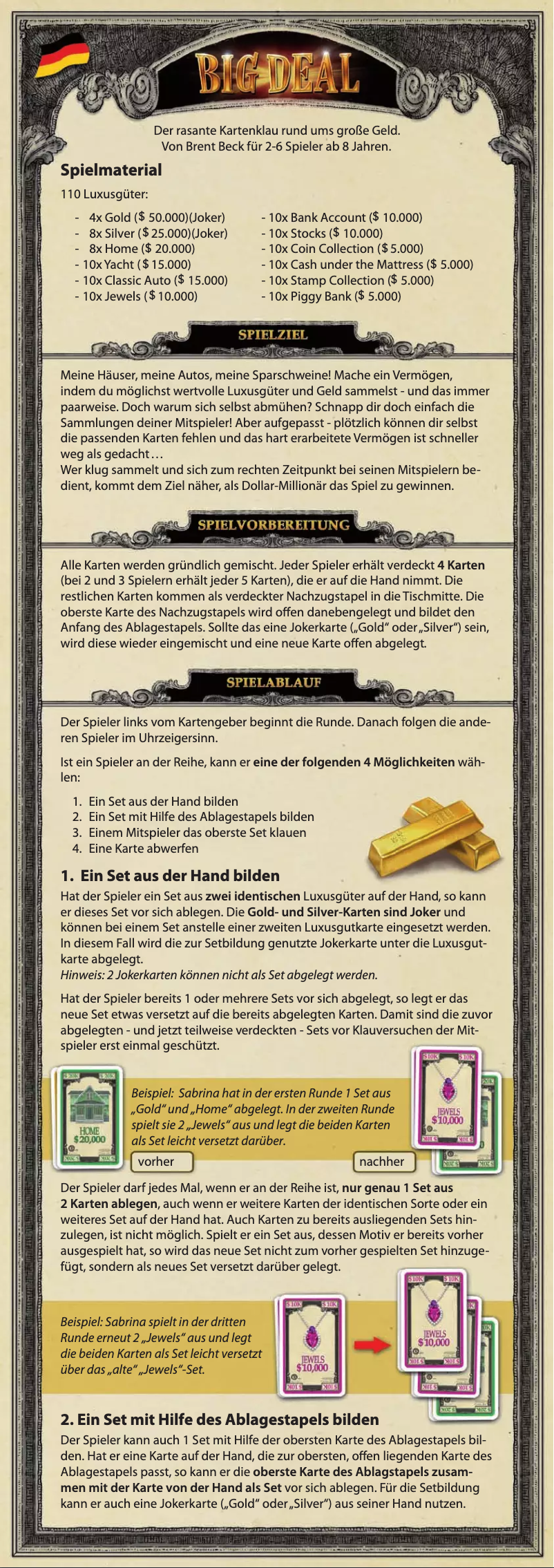 Page n°1 - Manuel utilisateur Schmidt Big Deal