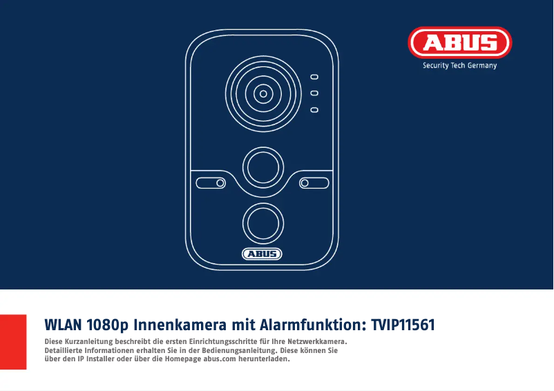 Page 1 de la notice Manuel utilisateur Abus TVIP11561