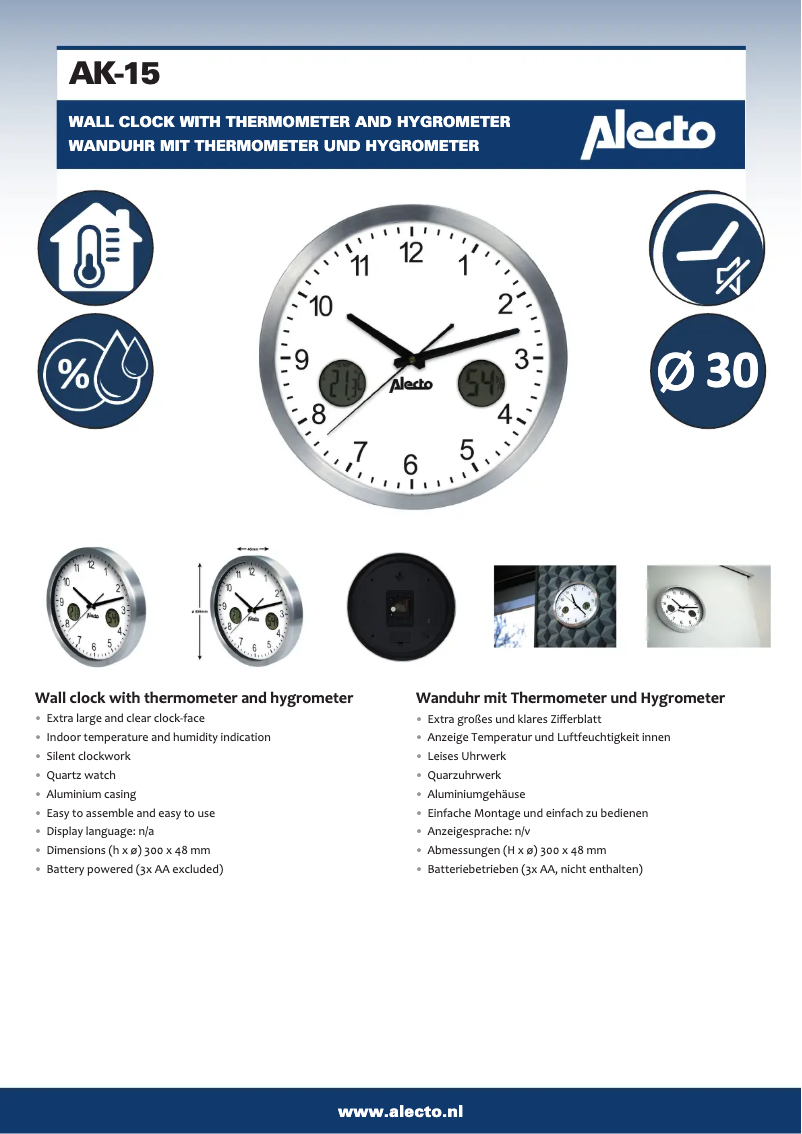 Image de la première page du manuel de l'appareil AK-15