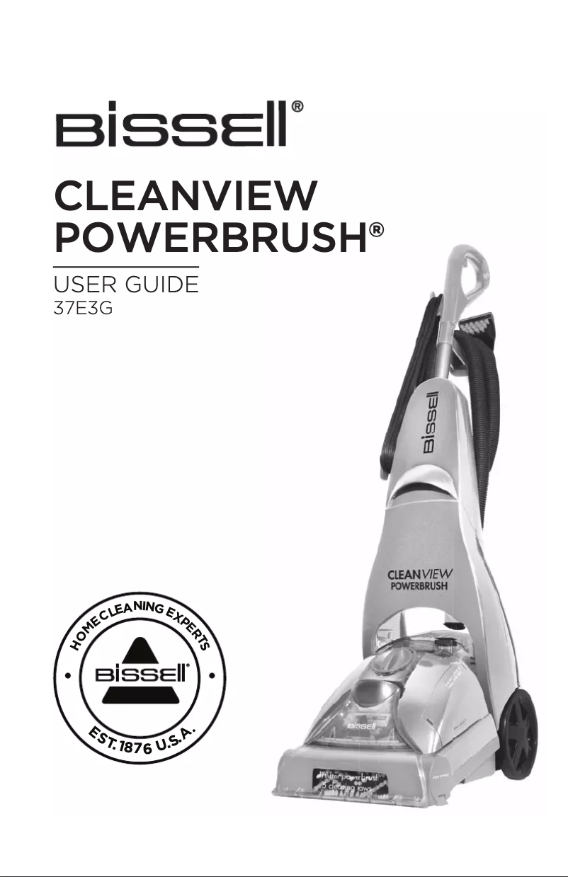 Página 1 del manual Manual de usuario Bissell CleanView PowerBrush 37E3G