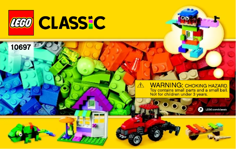Page 1 de la notice Manuel utilisateur Lego Classic 10697