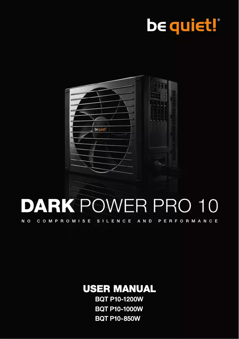 Image de la première page du manuel de l'appareil Dark Power Pro 10 1200W