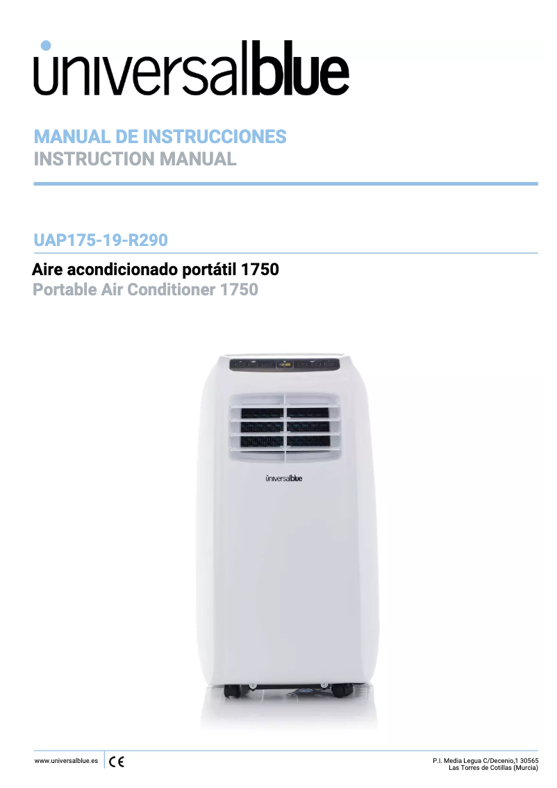 Page 1 de la notice Manuel utilisateur Universal Blue Grandvalira II 1750