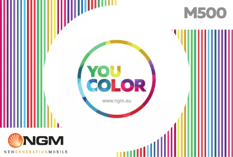 Image de la première page du manuel de l'appareil You Color M500