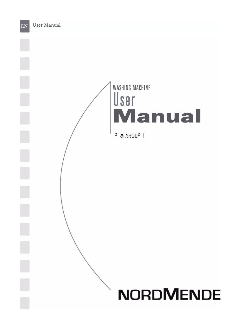 Page n°1 - Manuel utilisateur Nordmende WM1297WH
