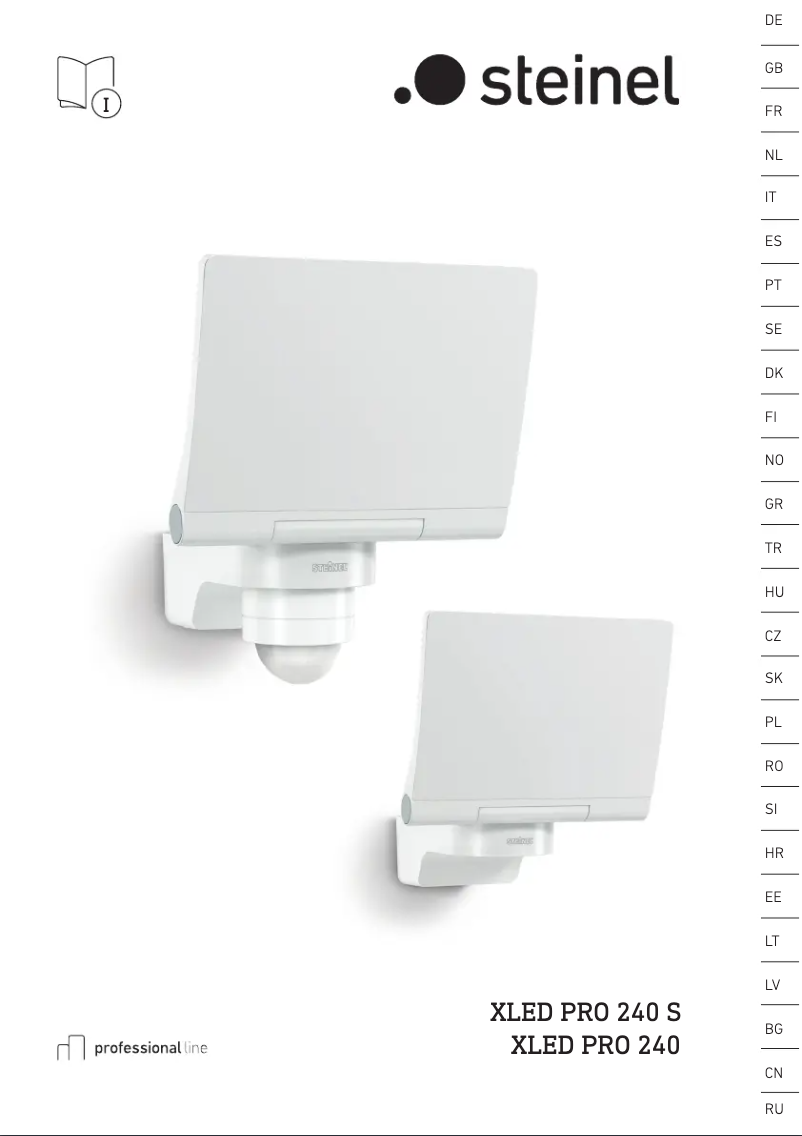 Página 1 del manual Manual de usuario Steinel XLED PRO 240 S