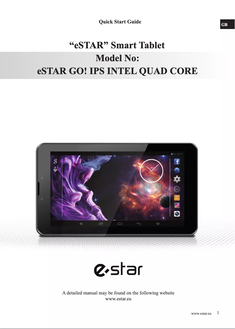 Image de la première page du manuel de l'appareil DMID7288G